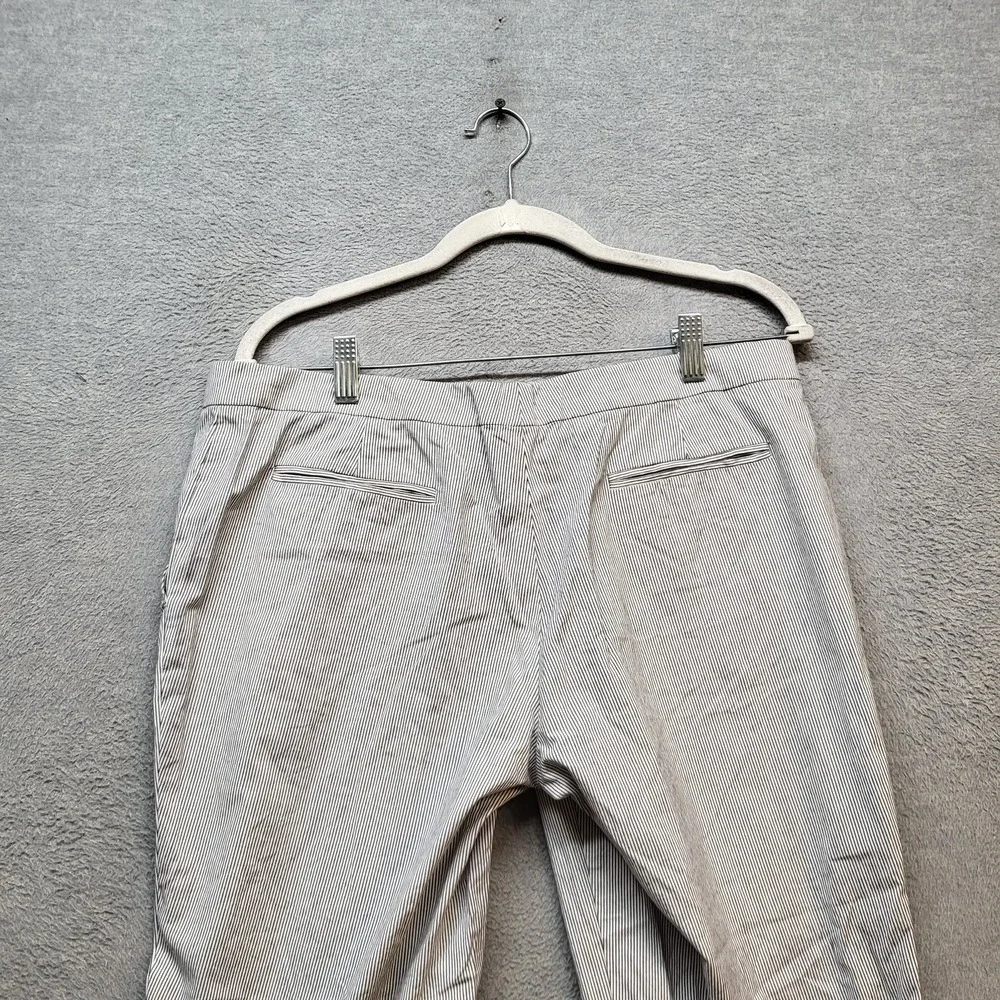 Etro Men Pants 46 Gray Striped Dress Pants 28